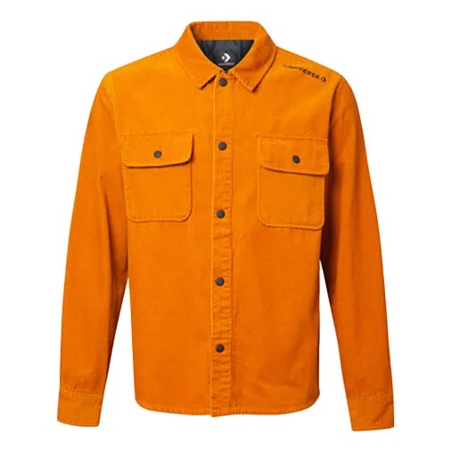 Куртка Men's Converse Sports Cargo corduroy Shirt Jacket Yellow, желтый