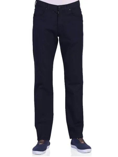 Брюки из ткани regular fit Wrangler, синий