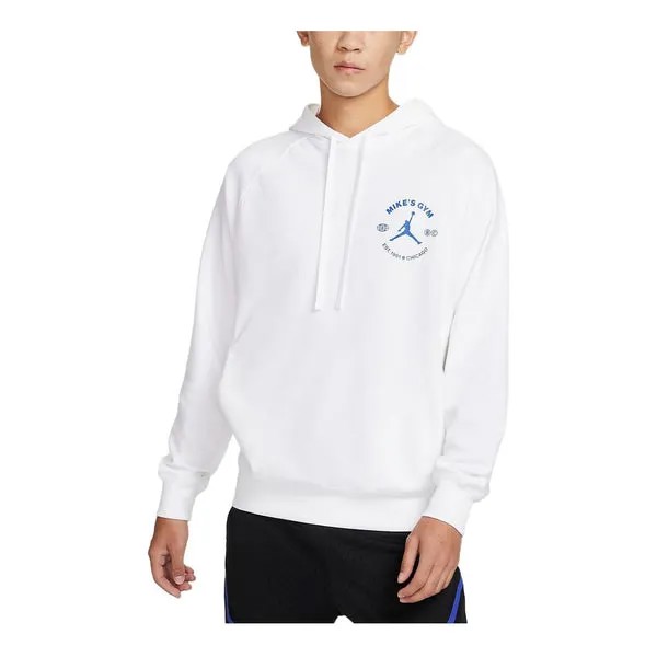 Толстовка Air Jordan Drawstring Hoodie Men's White, белый