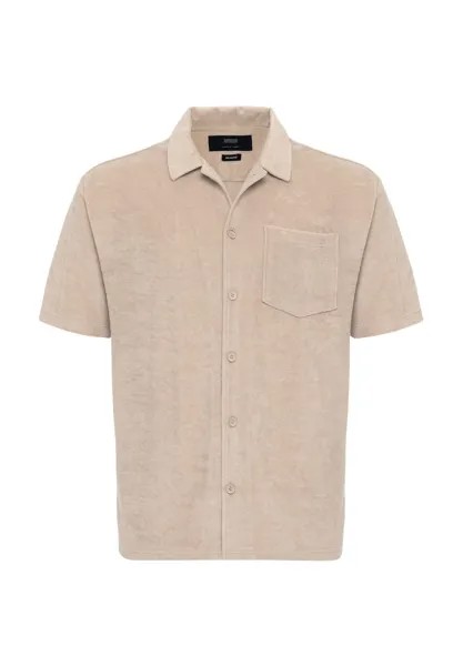 SHORT SLEEVE Luksemburg Antioch, RELAX FIT Рубашка бежевый