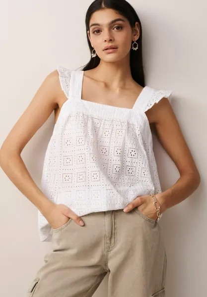 Топ REGULAR FIT Next, цвет white