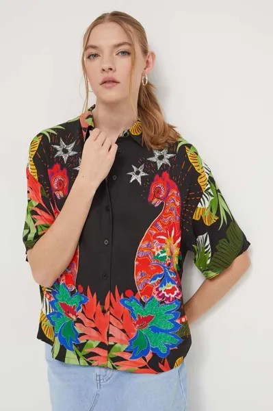 ДУБАЙ рубашка Desigual, мультиколор