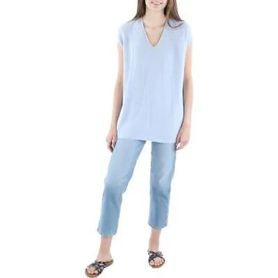 Женская синяя блузка Eileen Fisher XXS BHFO 3833