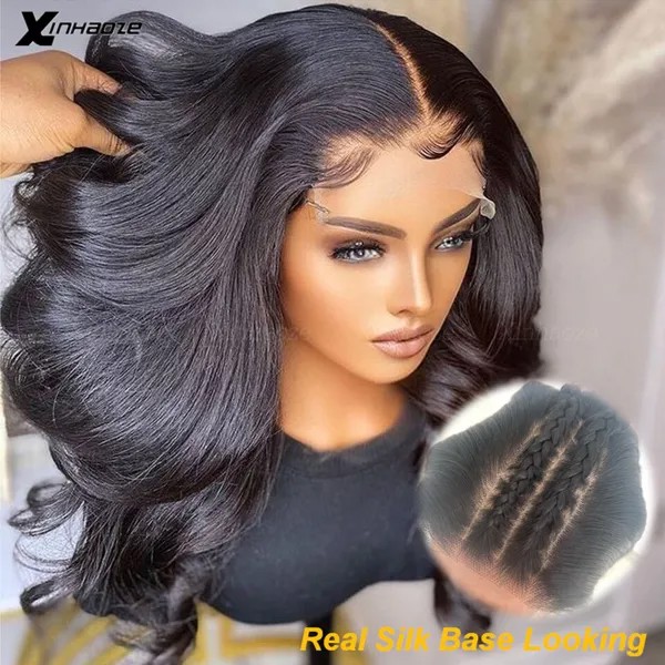250% Плотность 13x4 кружевной фронтальный парик тела волна 5x5 искусственный шелк топ человеческие волосы парики Remy бразильский для черных женщин 4x4 кружевной парик