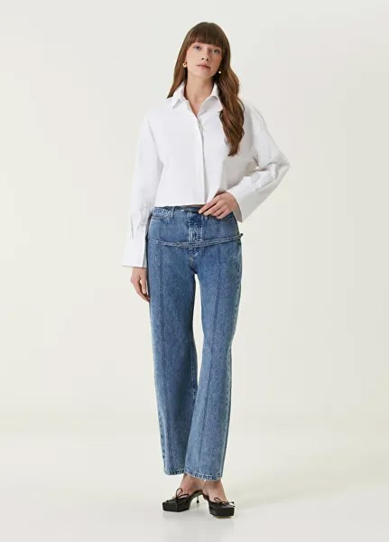 Синие широкие джинсовые брюки le de nimes Jacquemus