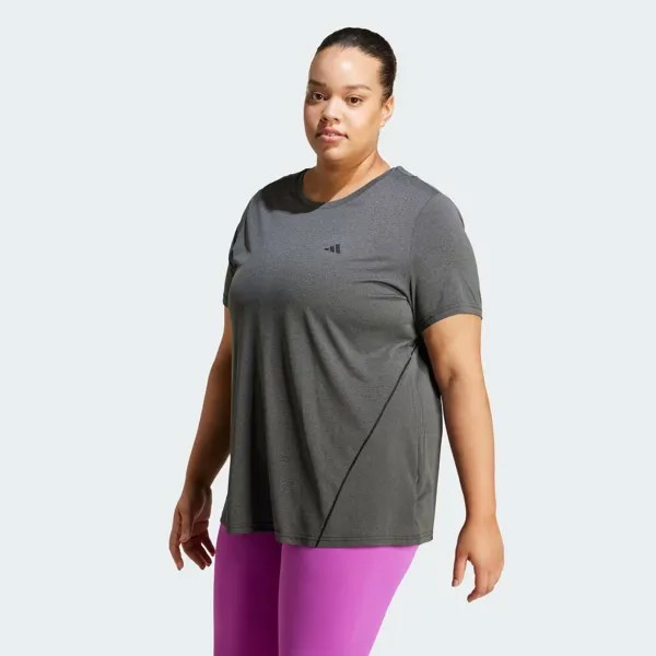 Футболка (больших размеров) Adidas, цвет Black Melange