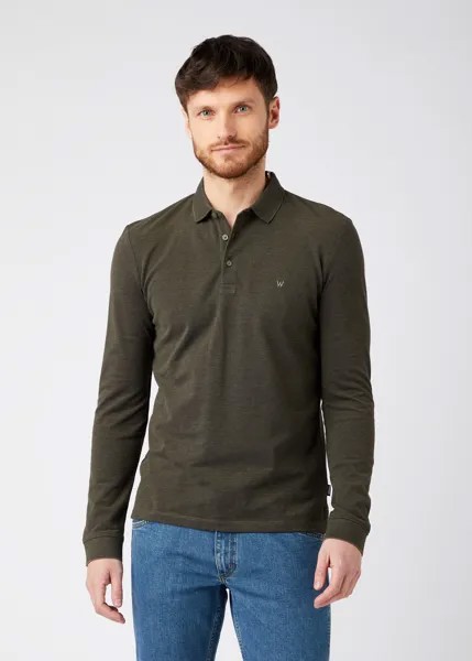 Футболка-поло мужская Wrangler W7MRKHXIX зеленая M