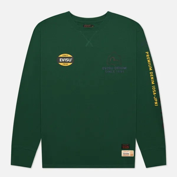 Лонгслив мужской Evisu 2EAHTM1TL330LFCT зеленый 2XL