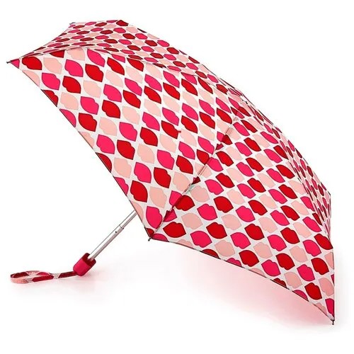 L717-3181 LipGridLightStone (Губы) Зонт женский механика Lulu Guinness Fulton