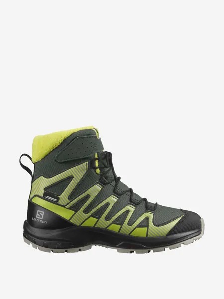 Ботинки утепленные для мальчиков Salomon Xa Pro V8 Winter Cswp J, Зеленый, размер 30