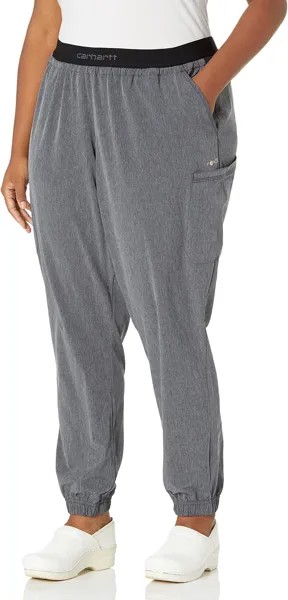 Брюки Liberty Jogger Scrub Carhartt, цвет Charcoal Heather