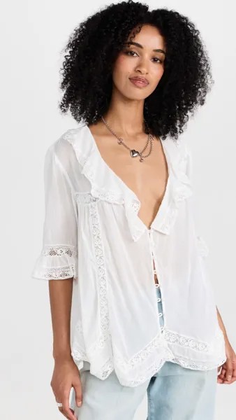 Блуза Free People Isnt She Lovely Tunic, слоновая кость