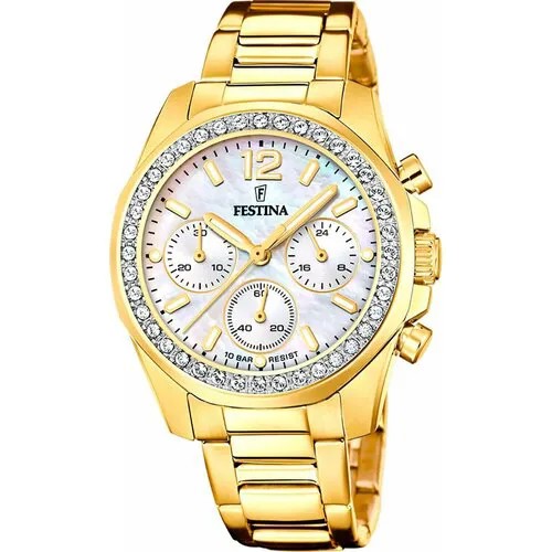 Наручные часы FESTINA, золотой, серебряный