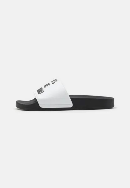 Шлепанцы POOL SLIDE MOSCHINO, цвет white/black