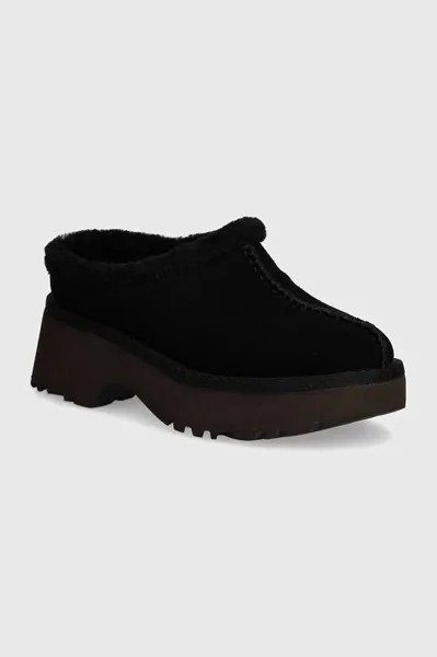Замшевые тапочки New Heights Cosy Clog Ugg, черный