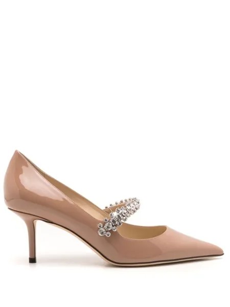 Jimmy Choo туфли Bing 65, нейтральный цвет