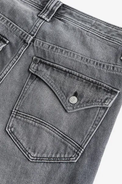 Свободные джинсы bootcut H&M, серый
