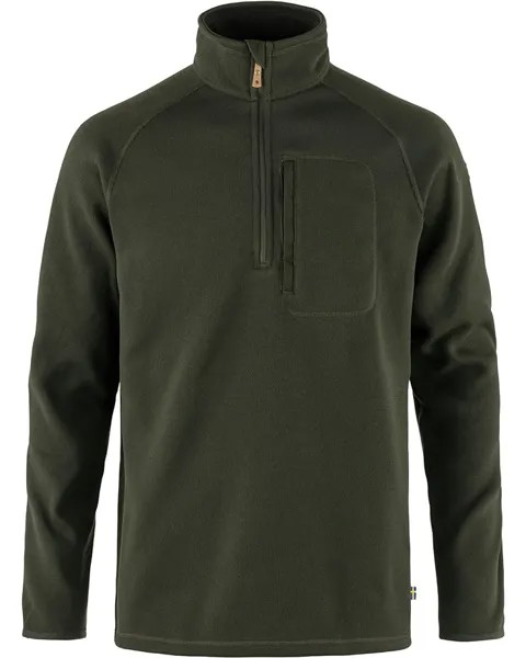Куртка Fjällräven Övik Fleece 1/2 Zip, цвет Deep Forest