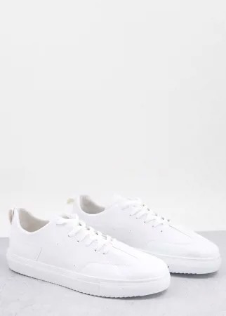 Белые кроссовки на шнуровке Bolongaro Trevor-Белый