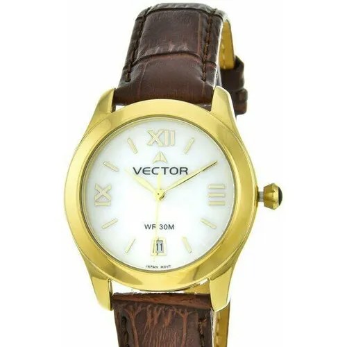 Наручные часы VECTOR Часы VECTOR VC9-0055938 перламутр, золотой