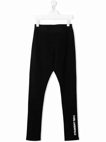 Karl Lagerfeld Kids спортивные брюки с логотипом