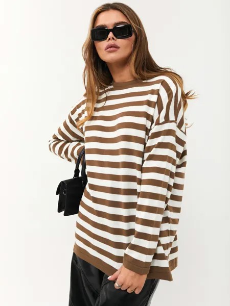 Лонгслив женский Little Secret 2220096 коричневый One Size