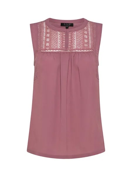 Мягкая блузка без рукавов Koan Knitwear, темно-розовый