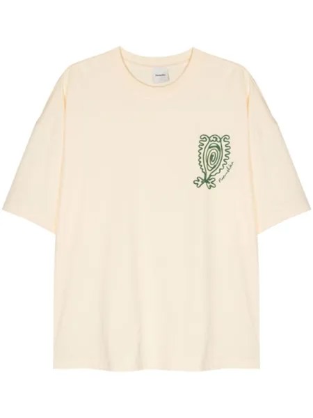 Nanushka футболка Wren из органического хлопка, нейтральный цвет