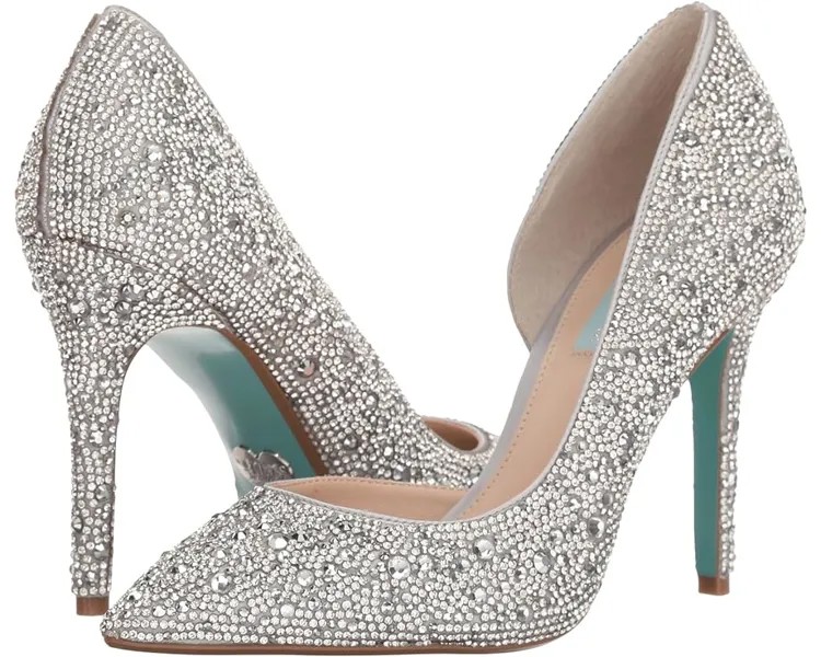 Туфли Blue by Betsey Johnson Hazil, цвет Silver Satin