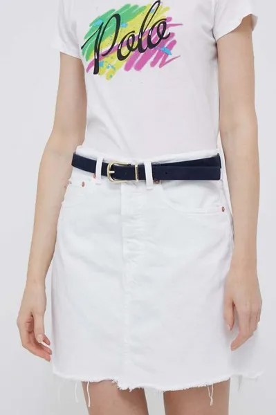 Джинсовая юбка Polo Ralph Lauren, белый