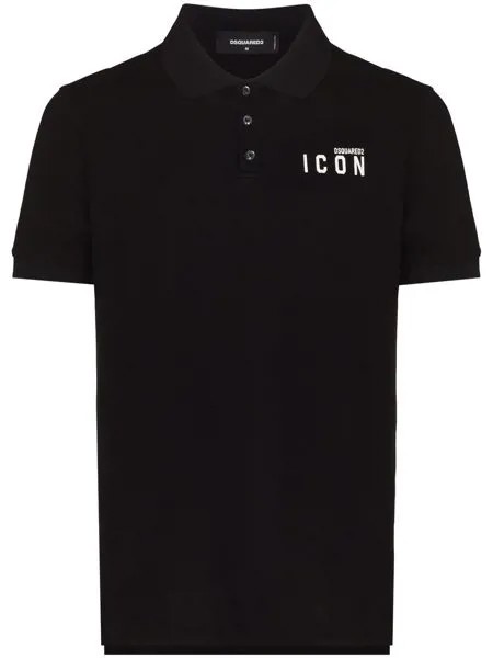 Dsquared2 рубашка поло с принтом Icon