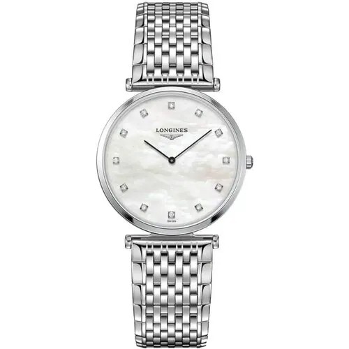 Наручные часы LONGINES La Grande Classique de Longines, белый, серебряный