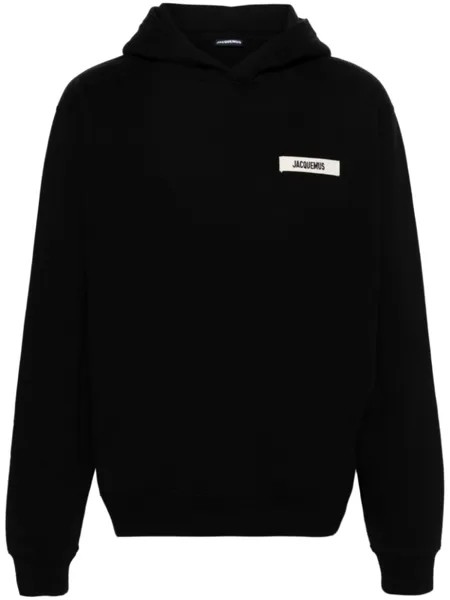 Jacquemus топ Le Hoodie Gros Grain, черный
