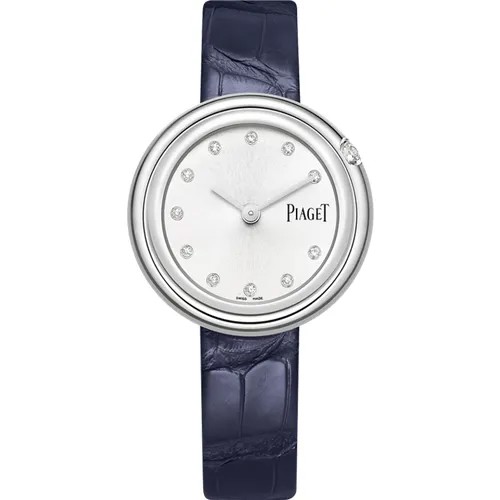 Наручные часы Piaget, нерж. сталь, серебряный, синий