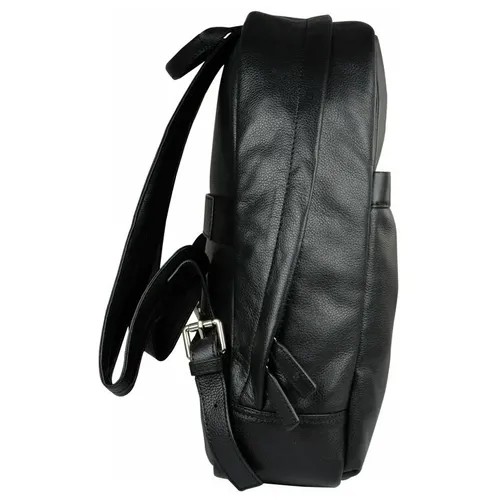 Рюкзак CROSS, натуральная кожа, регулируемый ремень, черный