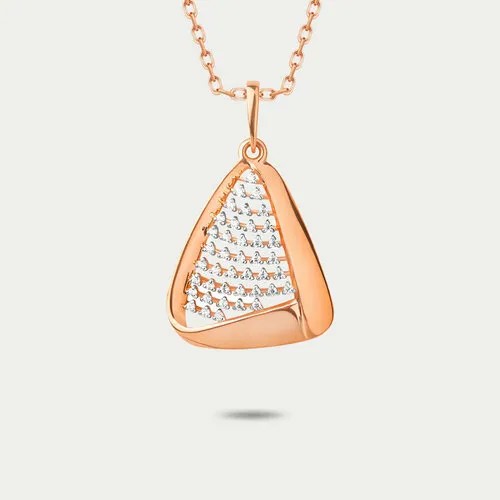 Подвеска GOLD CENTER, золото, 585 проба, фианит