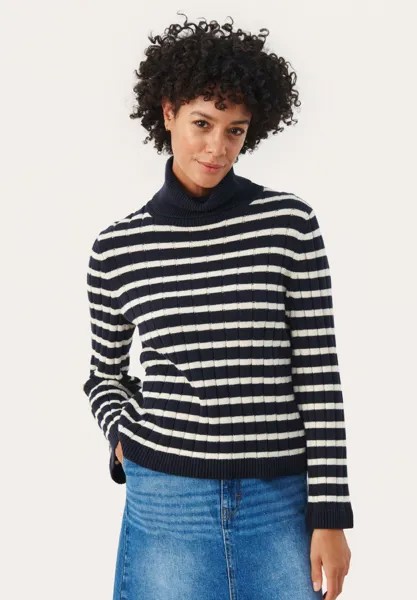 Свитшот Part Two CALLUNA, цвет dark navy stripe