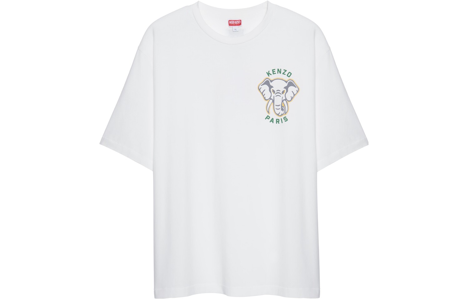 Футболка VARSITY JUNGLE мужская белая Kenzo, белый