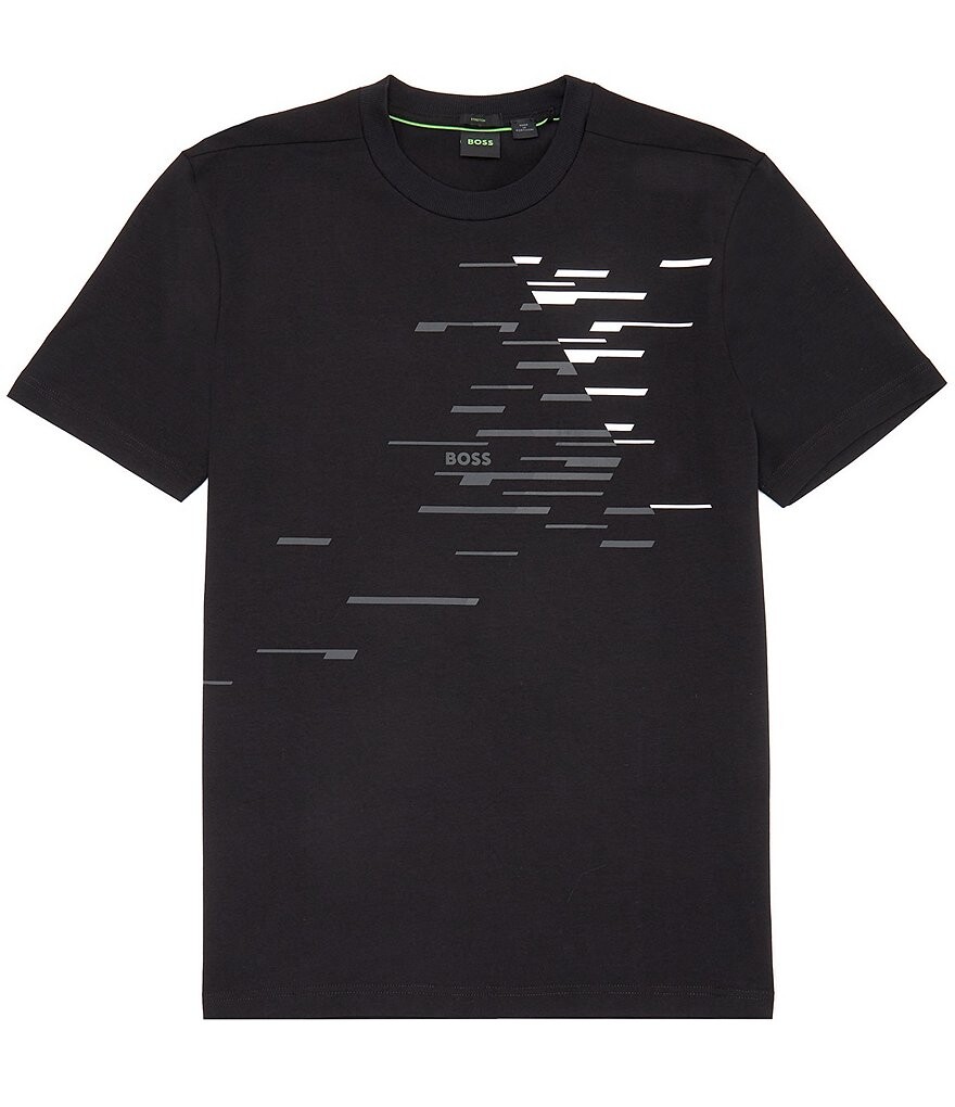 Футболка BOSS Tee 7 с коротким рукавом Hugo Boss, черный