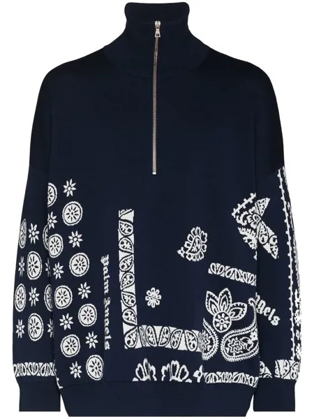 AMIRI paisley logo-print sweatshirt