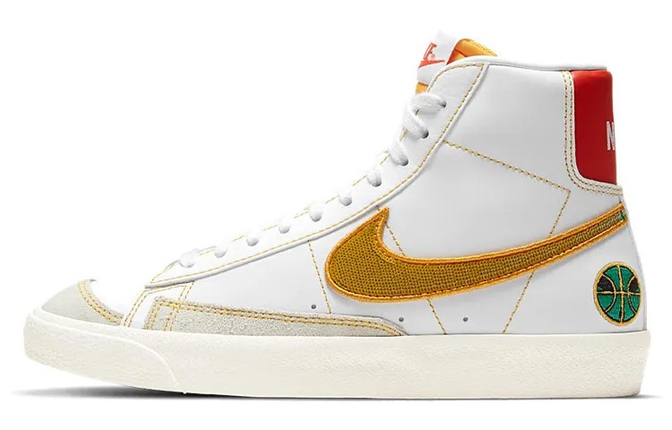 Nike Blazer Mid RayGuns (GS) Белый/Оранжевый/Золотой