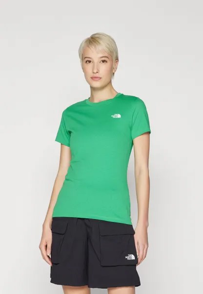 Футболка базовая SIMPLE DOME TEE The North Face, цвет optic emerald