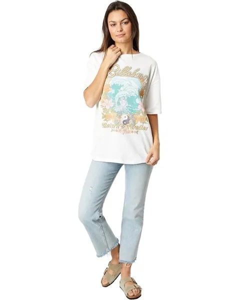 Футболка Billabong Return To Paradise Boyfriend, цвет Salt Crystal