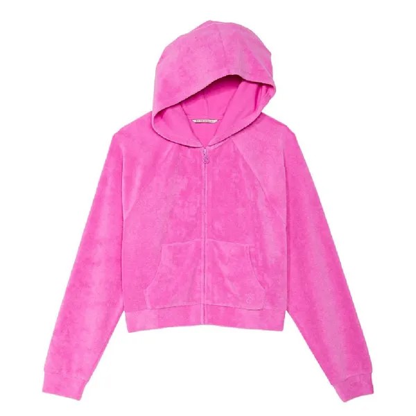 Толстовка Victoria's Secret Terry Full-Zip, розовый