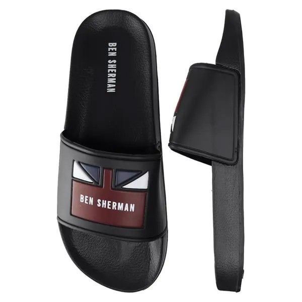 Мужские шлепанцы Union черные Ben Sherman, черный