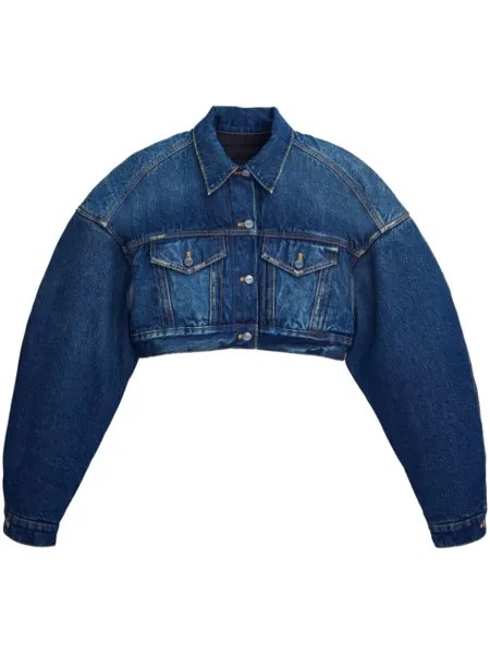 Укороченный пуховик Marc Jacobs, синий