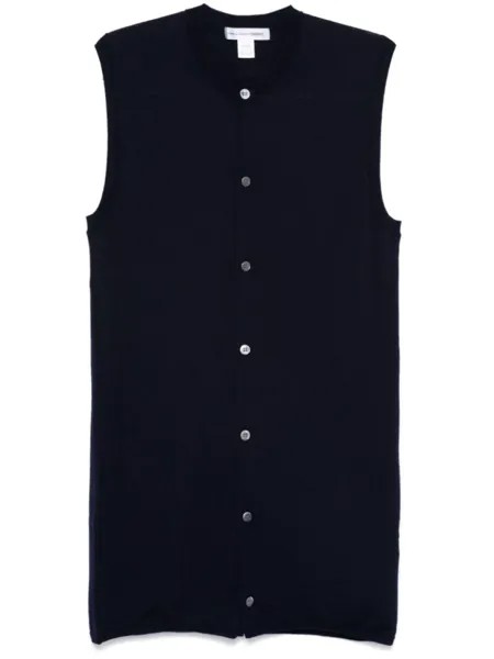 Comme Des Garçons Shirt шерстяной жилет, синий