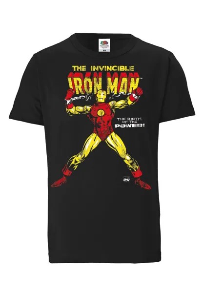 Футболка Logoshirt Iron Man - The Birth Of The Power, черный