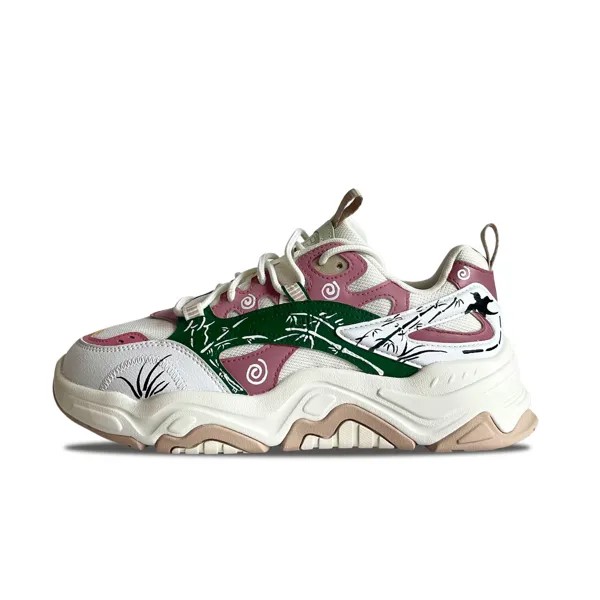 Кроссовки FILA Collina Lifestyle Shoes Women's Low-top Pink/Green, розовый
