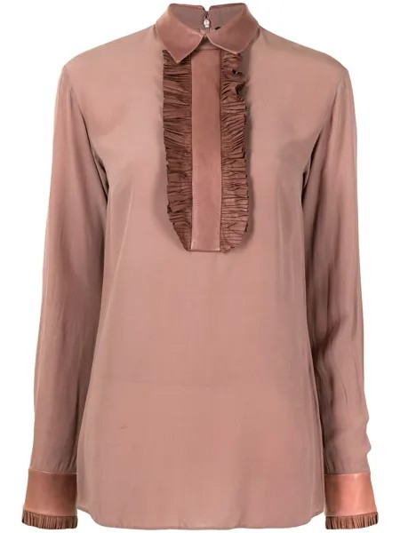 Gucci Pre-Owned блузка с оборками